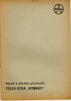 Tesla 625a - Navod k udrzbe 